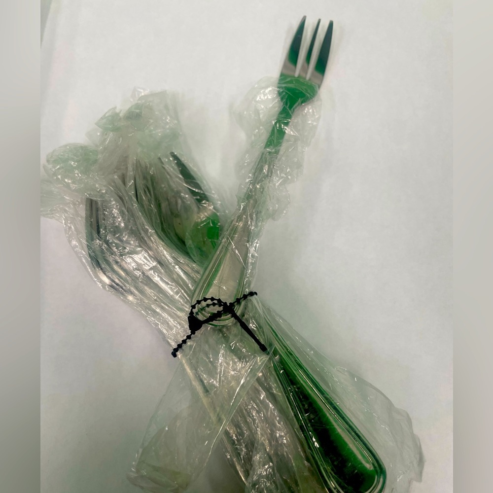 12 Pcs New Johnson Rose Stainless Steel Atlantis Oyster Fork